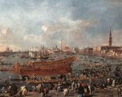 The Doge on the Bucintoro near the Riva di Sant Elena - 弗朗西斯科·格拉蒂